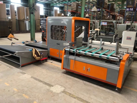 دستگاه تاشو و چسباندن جعبه کارتن 1300mm×1050mm 1600KG