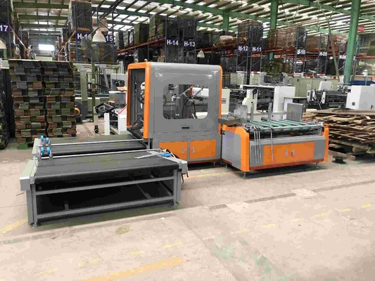دستگاه چسب جعبه راه راه نارنجی CBM کوچک عملکرد آسان